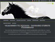 Tablet Screenshot of equsana.dk